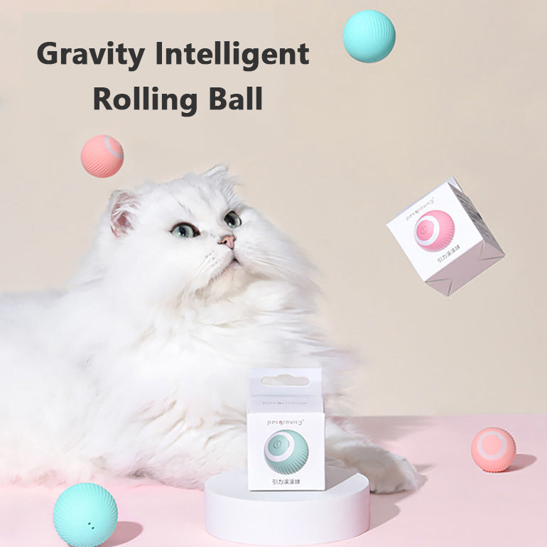 Smart Automatic Rolling Ball – Interactive Cat Toy