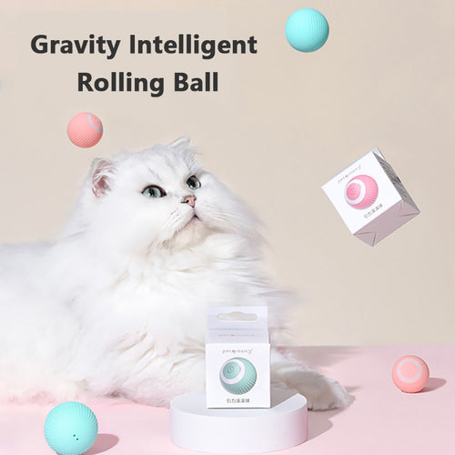 Smart Automatic Rolling Ball – Interactive Cat Toy