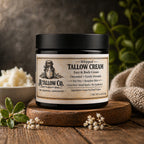JR Tallow Co. Natural Face Balm – 100% Pure Grass-Fed Moisturizer